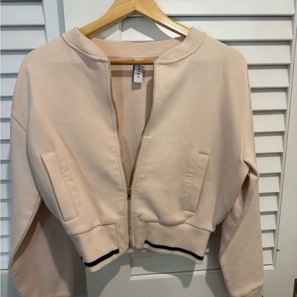 Varley Cream Bomber Jacket